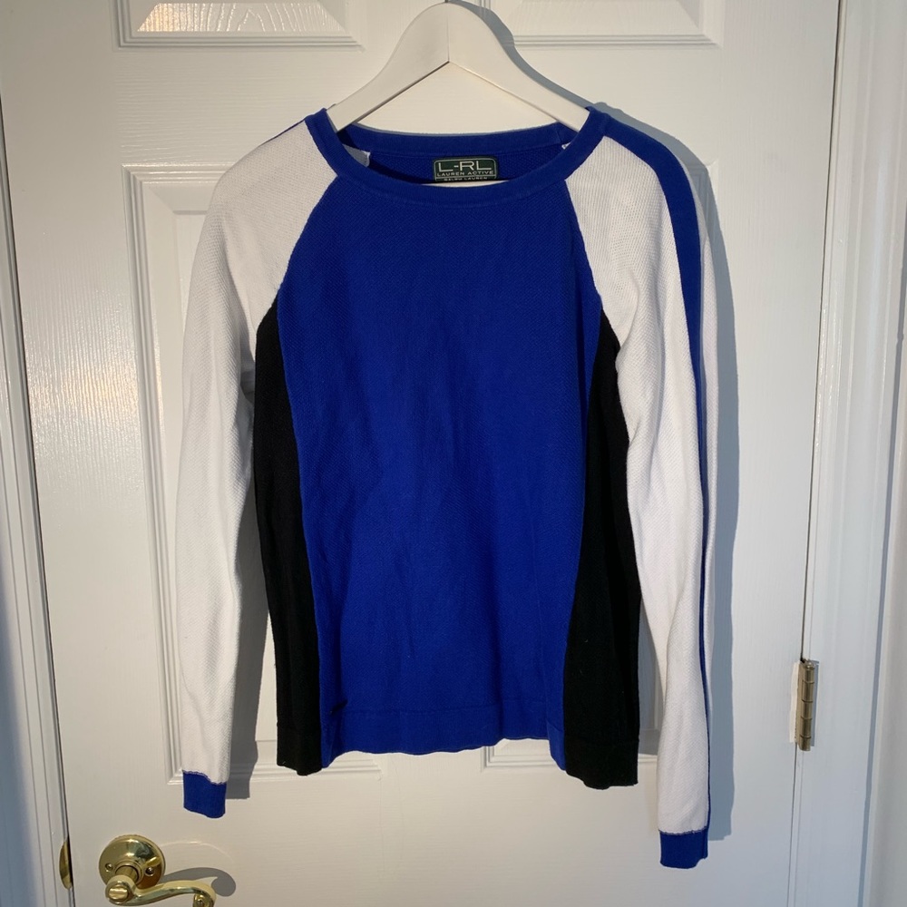 Ralph Lauren Active L-RL Color Block Sweater